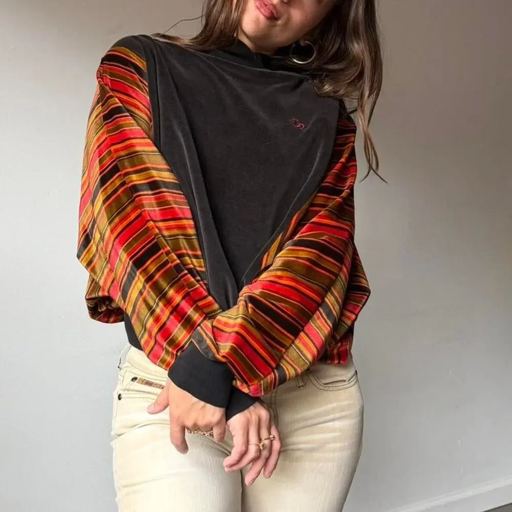 Vintage 90s Oscar de la Renta multi Sweatshirt - Picture 8 of 8
